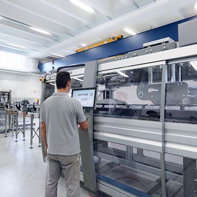 Упаковщик мультипак с картонным держателем SMI TPP 300 ERGON (производительность до 300 уп./мин)