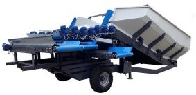Unloading hopper