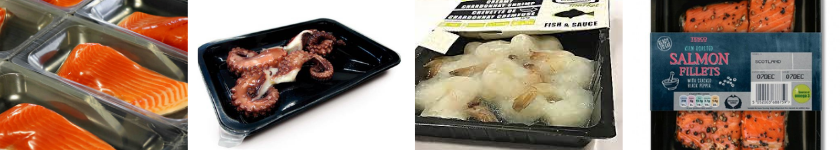 Skin-упаковка рыбы и морепродуктов