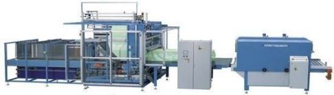 Automatic shrink wrapping machine for thermal insulation boards Robopac Totalpack