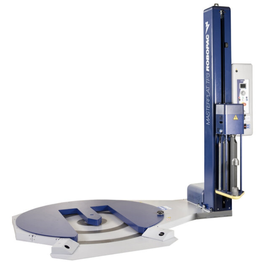 Robopac Masterplat Plus TP3 полуавтоматический паллетообмотчик с вращающимся столом