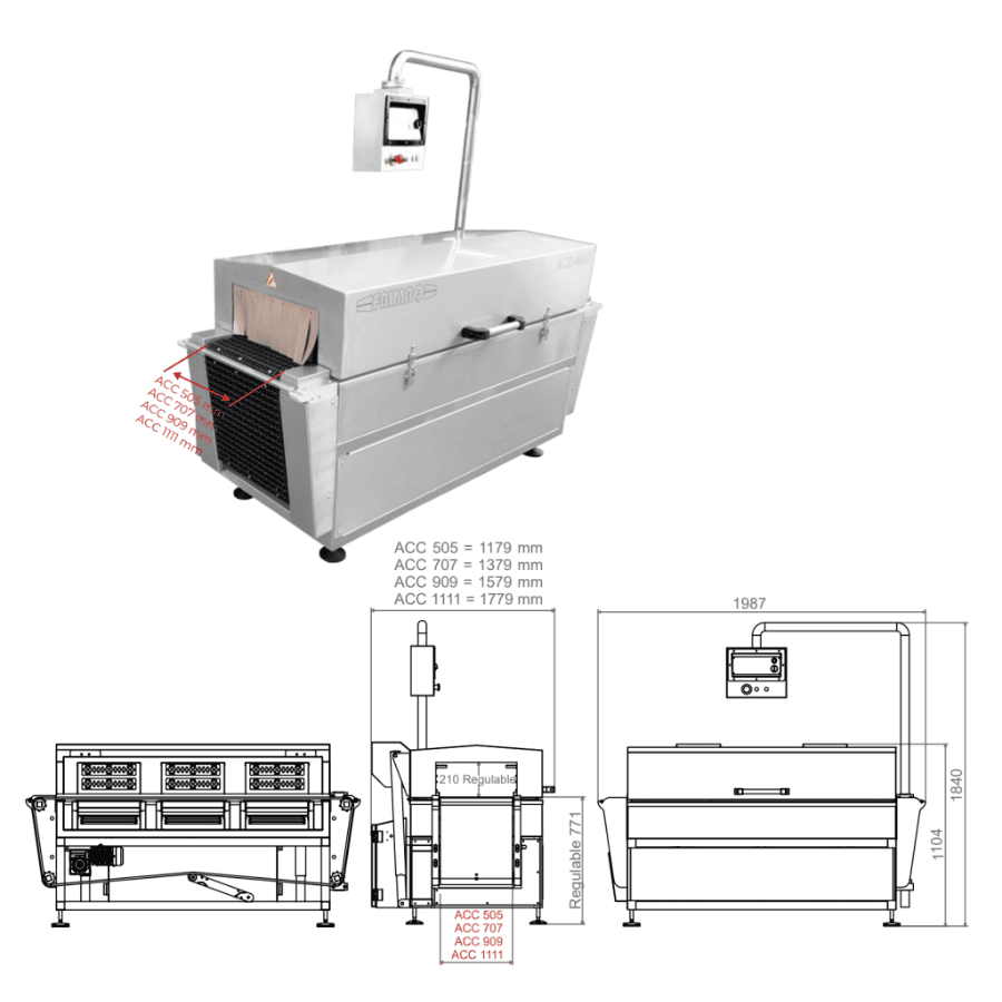 Термоусадочный тоннель Frimaq ACC 900