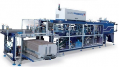 Automatic machine for group packing in a cardboard box Robopac Prasmatic TCS