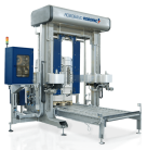 Automatic strapping machine for packaging with strip film Robopac Roboband