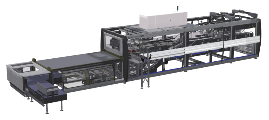 Упаковщик в картонные коробки wrap-aroundс загрузкой под 90° SMI ACW ERGON