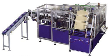 Автоматическая машина для групповой упаковки в картонный короб Robopac Sotemapack Morbiwrap