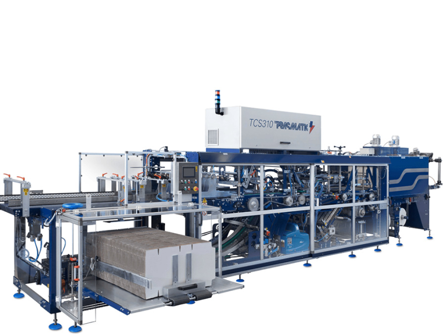 Автоматическая машина для групповой упаковки в картонный короб  Robopac Prasmatic TCS