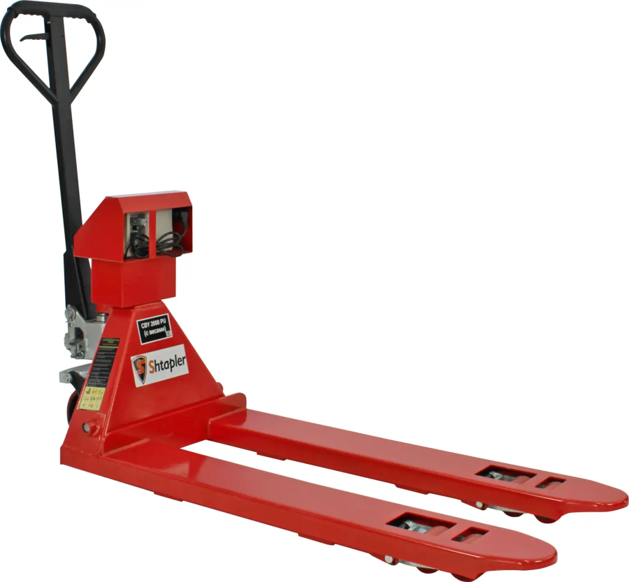 Ручная гидравлическая тележка с весами Shtapler CBY 2500 PU