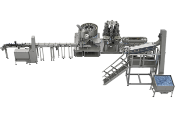 Машина для розлива в бутылки SMI HEVF для негазированных напитков