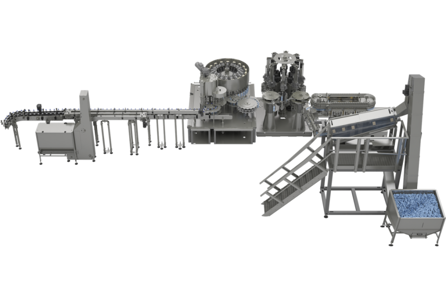 Машина для розлива в бутылки SMI HEVS для газированных напитков