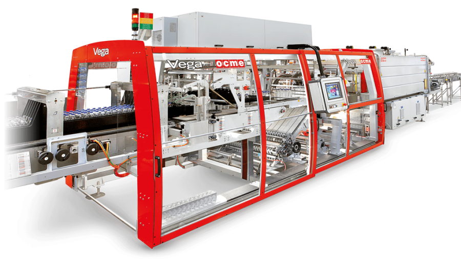 Высокоскоростное оборудование для групповой упаковки в плёнку Robopac Ocme Vega
