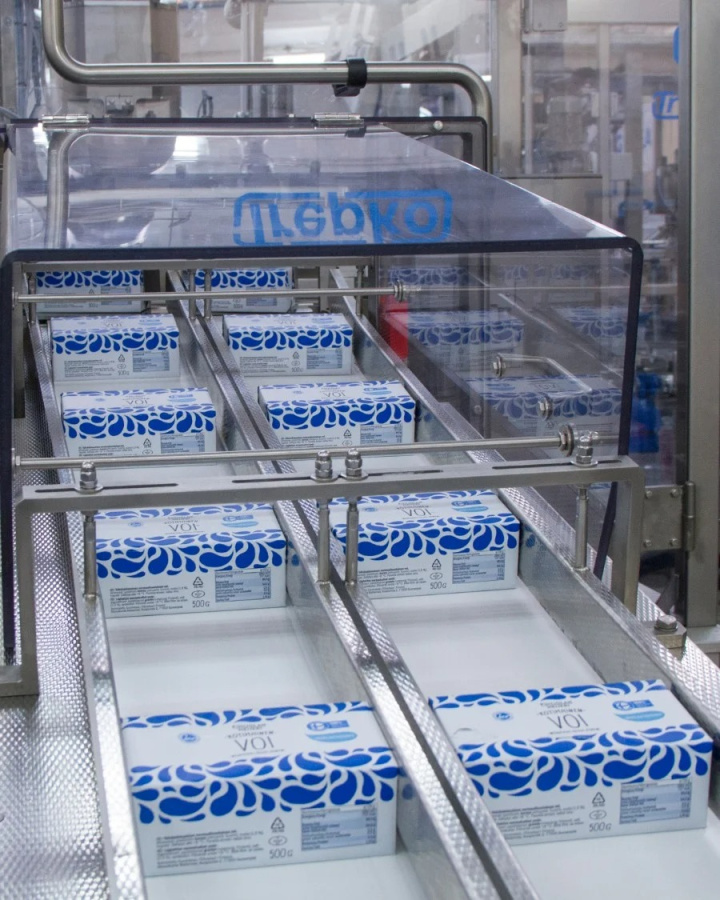 Автоматическая машина для фасовки и упаковки масла Trepko Серия 800