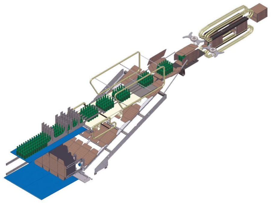 Упаковщик в картонные коробы wrap-around SMI LWP 30 ERGON