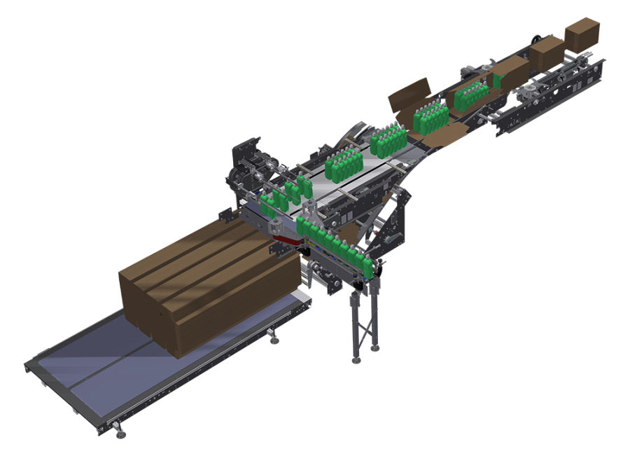 Упаковщик в картонные коробки wrap-aroundс загрузкой под 90° SMI ACW ERGON