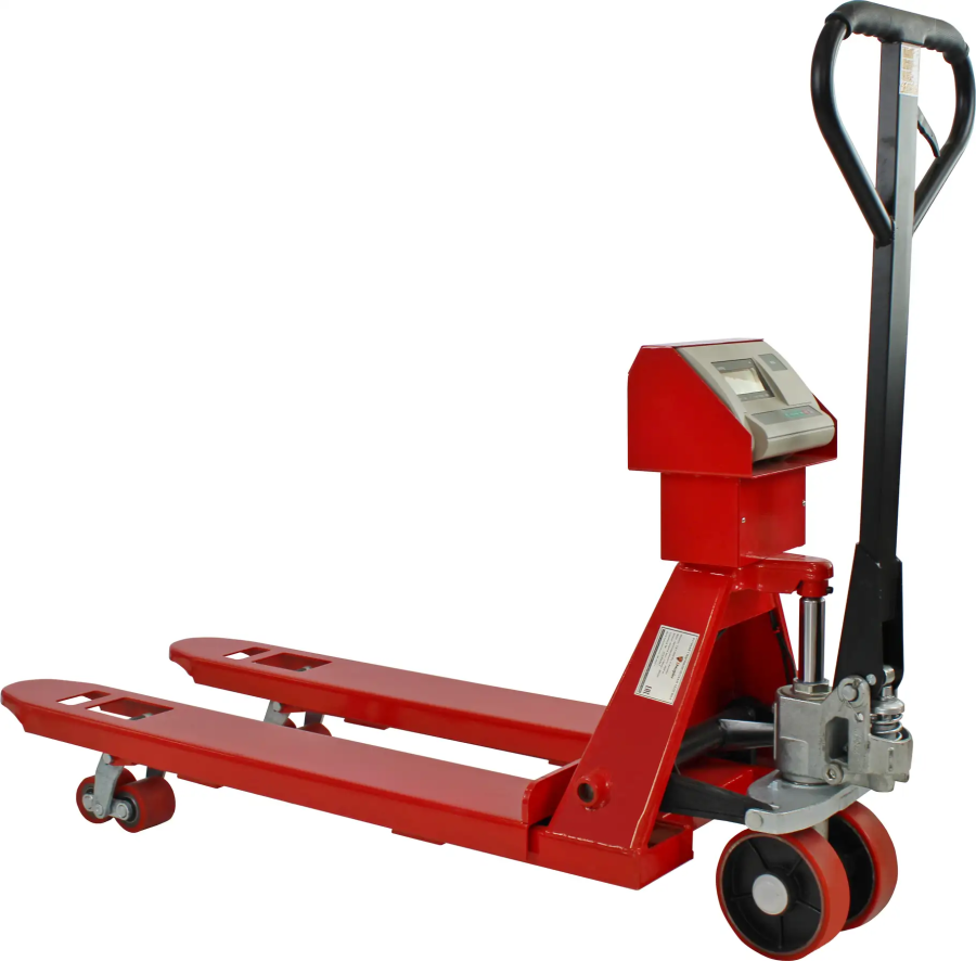 Ручная гидравлическая тележка (рохля) с весами Shtapler CBY